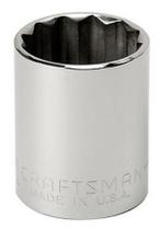 Soquete Curto 1-1/4, 12 Pontas, Encaixe 1/2 - Craftsman 47517