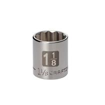 Soquete Curto 1-1/8,12 pontas,Encaixe 1/2 - 34056 - Craftsman