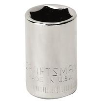 Soquete Curto 10 mm, 6 pontas, Encaixe 1/4 - 43508- Craftsman Soquete Curto 10 mm, 6 pontas, Encaixe 1/4 - 43508- Craftsman