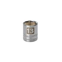 Soquete Curto 13mm, 6 Pontas, Encaixe 1/4 - 34609 - Craftsman