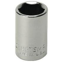 Soquete Curto 16mm, 6 Pontas, Encaixe 3/8 - 43570 - Craftsman