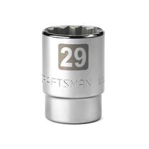 Soquete Curto 29mm, 12 Pontas, Encaixe 3/4 - 47936 - Craftsman Soquete Curto 29mm, 12 Pontas, Encaixe 3/4 - 47936 - Craftsman