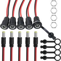 Soquete DC Power Jack LUORNG 5Set 50V 5A 5,5x2,1 mm com fio Soquete DC Power Jack LUORNG 5Set 50V 5A 5,5x2,1 mm com fio