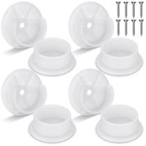 Soquete de armário Amyhill Plastic White 32 unidades Soquete de armário Amyhill Plastic White 32 unidades