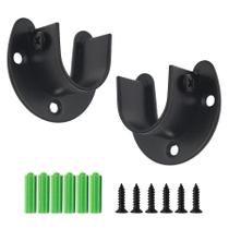 Soquete de haste Seimneire Heavy Duty em aço inoxidável de 1 polegada preta