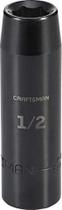 Soquete de impacto CRAFTSMAN Deep 1/2 polegada Drive 1/2 polegada SAE