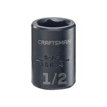 Soquete de impacto CRAFTSMAN Shallow 1/2 in SAE 3/8 in Drive Soquete de impacto CRAFTSMAN Shallow 1/2 in SAE 3/8 in Drive