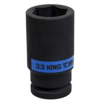 Soquete de Impacto Longo Sextavado de 33mm com Encaixe de 3/4 Polegadas Kingtony
