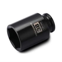 Soquete de impacto MIXPOWER 1/2" encaixe 38 mm CR-MO 6 pontas Soquete de impacto MIXPOWER 1/2" encaixe 38 mm CR-MO 6 pontas