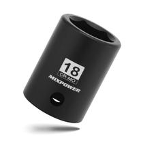 Soquete de Impacto MIXPOWER 18 mm Encaixe 1/2" CR-MO 6 Pontos Soquete de Impacto MIXPOWER 18 mm Encaixe 1/2" CR-MO 6 Pontos
