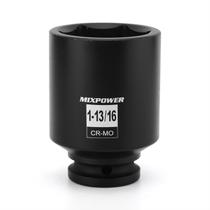 Soquete de Impacto MIXPOWER 3/4" Encaixe 1-13/16" CR-MO Soquete de Impacto MIXPOWER 3/4" Encaixe 1-13/16" CR-MO