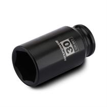 Soquete de impacto MIXPOWER encaixe 1/2" 30 mm CR-MO 6 pontas Soquete de impacto MIXPOWER encaixe 1/2" 30 mm CR-MO 6 pontas