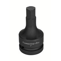 Soquete de Impacto Ponta Hexagonal em Aço Cromo Molibdênio 16 mm - Encaixe 1'' Tramontina PRO Soquete de Impacto Ponta Hexagonal em Aço Cromo Molibdênio 16 mm - Encaixe 1'' Tramontina PRO