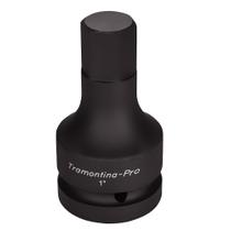 Soquete de Impacto Ponta Hexagonal em Aço Cromo Molibdênio 26 mm - Encaixe 1'' Tramontina PRO Soquete de Impacto Ponta Hexagonal em Aço Cromo Molibdênio 26 mm - Encaixe 1'' Tramontina PRO
