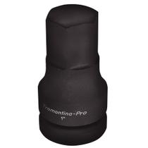 Soquete De Impacto Ponta Hexagonal Em Aço Cromo Molibdênio 36 Cm - Encaixe 1'' Tramontina Pro Tramontina Soquete De Impacto Ponta Hexagonal Em Aço Cromo Molibdênio 36 Cm - Encaixe 1'' Tramontina Pro Tramontina