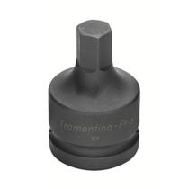 Soquete de Impacto Ponta Hexagopnal em Aço Cromo Molibdênio 12 mm - Encaixe 3/4'' Tramontina PRO Soquete de Impacto Ponta Hexagopnal em Aço Cromo Molibdênio 12 mm - Encaixe 3/4'' Tramontina PRO