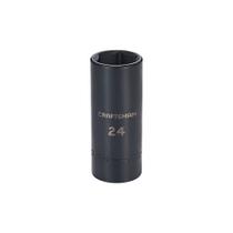 Soquete de impacto profundo CRAFTSMAN com acionamento de 1/2 polegada, 24 mm, métrico