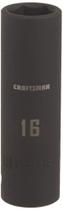 Soquete de impacto profundo Craftsman, unidade métrica de 1/2 polegada de 16 mm Soquete de impacto profundo Craftsman, unidade métrica de 1/2 polegada de 16 mm