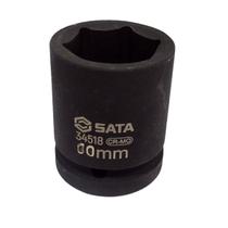 Soquete de Impacto Sextavado Curto 18mm Encaixe 3/4" SATA