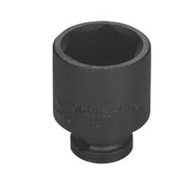 Soquete de Impacto Sextavado em Aço Cromo Molibdênio 14 mm - Encaixe 1/4'' Tramontina PRO Soquete de Impacto Sextavado em Aço Cromo Molibdênio 14 mm - Encaixe 1/4'' Tramontina PRO