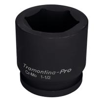 Soquete de Impacto Sextavado em Aço Cromo Molibdênio 65 mm - Encaixe 1.1/2'' Tramontina PRO