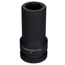 Soquete de Impacto Sextavado Longo em Aço Cromo Molibdênio 1.1/4" - Encaixe 1'' Tramontina PRO