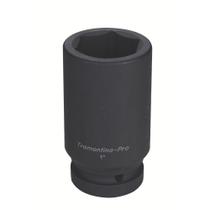 Soquete de Impacto Sextavado Longo em Aço Cromo Molibdênio 1.7/8" - Encaixe 1'' Tramontina PRO