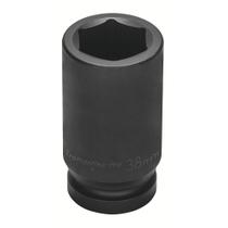 Soquete de Impacto Sextavado Longo em Aço Cromo Molibdênio 19 mm - Encaixe 1'' Tramontina PRO Soquete de Impacto Sextavado Longo em Aço Cromo Molibdênio 19 mm - Encaixe 1'' Tramontina PRO