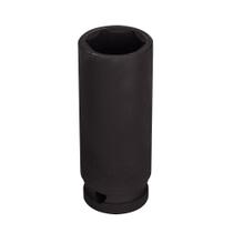Soquete de Impacto Sextavado Longo em Aço Cromo Molibdênio 23 mm - Encaixe 1/2'' Tramontina PRO