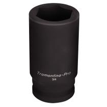 Soquete De Impacto Sextavado Longo Em Aço Cromo Molibdênio 32 Mm - Encaixe 3/4'' Pro Soquete De Impacto Sextavado Longo Em Aço Cromo Molibdênio 32 Mm - Encaixe 3/4'' Pro