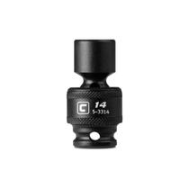 Soquete de impacto universal Capri Tools, unidade de 14 mm e 3/8 polegadas