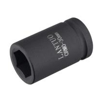 Soquete de impacto Uxcell, unidade de 1 polegada, aço CR-MO de 30 mm e 6 pontos Soquete de impacto Uxcell, unidade de 1 polegada, aço CR-MO de 30 mm e 6 pontos