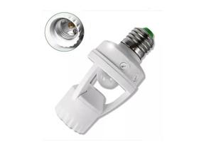 Soquete De Lampada Com Sensor De Presença Movimento Soquete De Lampada Com Sensor De Presença Movimento