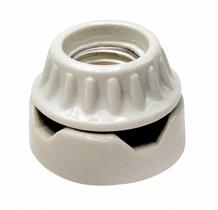 Soquete de lâmpada Leviton 9880 Porcelain Medium Base Soquete de lâmpada Leviton 9880 Porcelain Medium Base