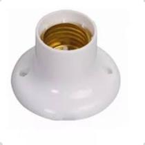 Soquete de Lâmpada p/ Teto Branco 10pçs Ilumi
