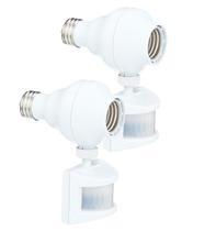 Soquete de luz com sensor de movimento, pacote com 2 unidades Westek OMLC163BC Outdoor Soquete de luz com sensor de movimento, pacote com 2 unidades Westek OMLC163BC Outdoor