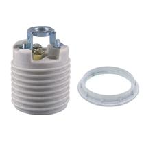 Soquete de luz TWDRTDD E26 de porcelana rosqueado com anel para cúpula Soquete de luz TWDRTDD E26 de porcelana rosqueado com anel para cúpula