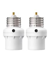 Soquete de sensor de luz DEWENWILS Dusk to Dawn E26/E27, pacote com 2 Soquete de sensor de luz DEWENWILS Dusk to Dawn E26/E27, pacote com 2