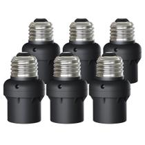 Soquete de sensor de luz DEWENWILS Dusk to Dawn E26 E27, pacote com 6