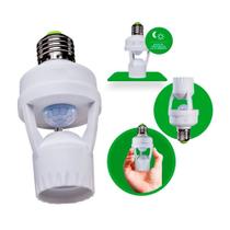 Soquete De Sensor De Presença E27 Bivolt com Fotocélula Soquete De Sensor De Presença E27 Bivolt com Fotocélula