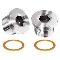 Soquete de tubulação Joywayus Internal Hex Head M16x1.5 em aço inoxidável (pacote com 2)