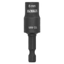 Soquete e Extensão Curta 2 em 1 DEWALT FLEXTORQ - 8 mm e 10 mm
