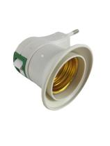 Soquete E27 Bocal Lâmpada Tomada Botão Chave Liga Desliga