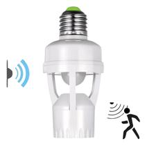 Soquete e27 Sensor De Presença Detecção 360