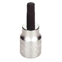 Soquete Em Aço Cromo Vanádio Ponta Hexagonal 6 Mm - Encaixe 3/8" Tramontina Pro Tramontina