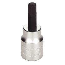 Soquete em Aço Cromo Vanádio Ponta Hexagonal 6 mm - Encaixe 3/8" Tramontina PRO