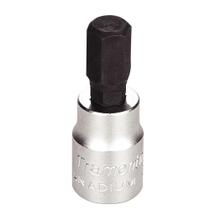 Soquete em Aço Cromo Vanádio Ponta Hexagonal 8 mm - Encaixe 3/8" Tramontina PRO