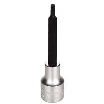 Soquete em Aço Cromo Vanádio Ponta Hexagonal Longa 4 mm - Encaixe 1/2" Tramontina PRO Soquete em Aço Cromo Vanádio Ponta Hexagonal Longa 4 mm - Encaixe 1/2" Tramontina PRO