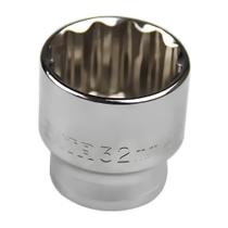 Soquete Estriado 1/2 32mm ST13618SC Sata Soquete Estriado 1/2 32mm ST13618SC Sata