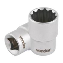 Soquete Estriado 1/2'' x 18mm Aço CRV 3039180000 Vonder Soquete Estriado 1/2'' x 18mm Aço CRV 3039180000 Vonder